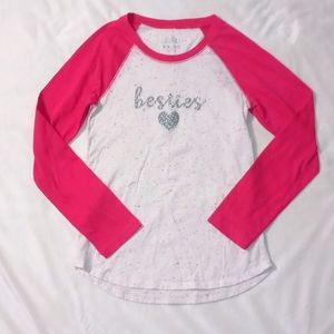 Justice girls besties long sleeve top 10
